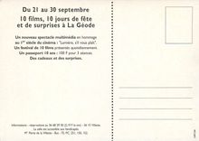 CPA La Geode Fete ses dix ans lumiere s'il vous plait Paris