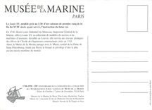 CPM Musee de la Marine 1748 1998 Bateau Paris
