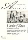 CPM R Vaughan Williams B Britten j Tavener Sacred and Profane