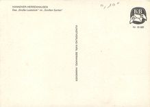 CPM Hannover Herrenhausen Das Grobe Luststuck im Groben Garten