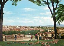 CPM Roma Veduta panorama dal Gianicolo