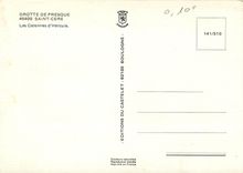 CPM Grotte de Presque Saint Cere les Colonnes d'Hercule