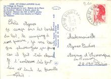 CPM St Cirq Lapopie (Lot) 1er village de France