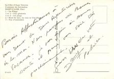 CPM La Cote d'Azur Varoise Commune du Lavandou Saint Clair (Var) La Plage Vue generale