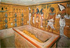 CPM Thebes Chambre morituaire au tombeau de Tout Ankh Amon
