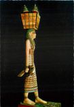 CPM La Musee Egyptien Cairo Modelle d'une servante (Moyen empire 2000 av J Chr)