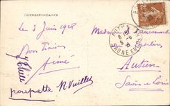 Jura-tourist Bonlieu Edges of the Lake - CPA