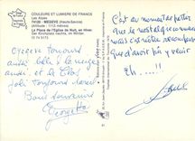 CPM Les Alpes Megeve Haute Savoie La Place de l'Eglise de Nuit en Hiver