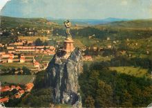 CPM Le Puy en Velay Haute Loire Statue Colossale de Notre Dame de France 