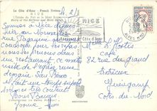 CPM Nice L'Entree du Port et le Mont Boron