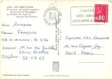 CPM Rennes ancienne capitale du Duche de Bretagne Le Palais de Justice 