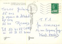 CPM Rennes Ille et Vilaine Le Palais de Justice 