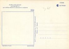 CPM Aurillac Cantal Les Vieilles maisons au bord de la Jordanne