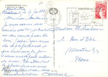 CPM Larressingle Gers L'interieure de l'eglise