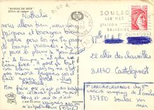 CPM Bords de mer Effets de vagues 