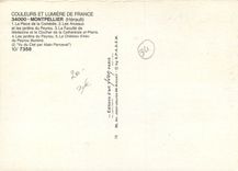 CPM Montpellier Herault La Place de la Comedie Les Arceaux et les jardins du Peyrou 