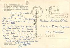 CPM Montpellier Herault La Faculte de Medecine ancienne collegiale fondee par le Pape Urbain V 