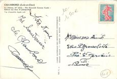 CPM Chambord Loir et Cher Le chateau Vue d'ensemble facade sud 