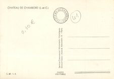 CPM Chateau de Chambord L et C 