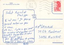 CPM Paris Feu d'artifice a la Tour Eiffel 