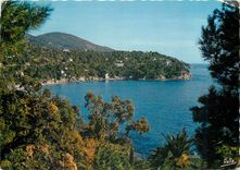 CPM La Cote d'Azur Le Canadel Var Echappee depuis la route du bord de mer 