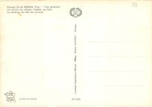 CPM Presqu'ile de Gienes Var Vue aerienne Le centre du village l'eglise au loin