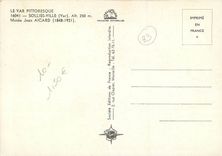 CPM Sollies Ville Var Musee Jean Aicard