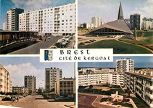 CPM Brest Grande Ville Moderne La Cite de Kergoat 