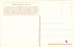 CPA Fiegenschuh Alsacien ne a Robetsau Legion etrangere Tchad MAroc Ouadai