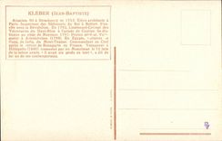 CPA Kleber Alsacien ne a Strasbourg Architecte Revolution Bonaparte