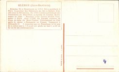 CPA Kleber Alsacien ne a Strasbourg Architecte Revolution Bonaparte
