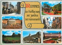CPM Rennes ses Vieilles rues ses Jardins ses monuments 