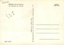 CPM Rennes Ille et Vilaine La Voliere du Thabor 