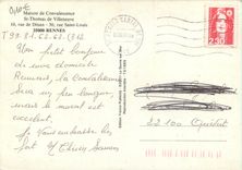 CPM Maison de Convalescense St Thomas de Villeneuve rue de Dinan rue Saint Louis Rennes 