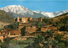 CPM Le Maroc Pittoresque La Casbah d'Asni et l'Oukaimeden 