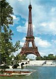 CPM Paris La Tour Eiffel et le Pont d'Iena 