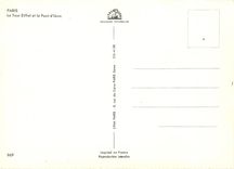 CPM Paris La Tour Eiffel et le Pont d'Iena 