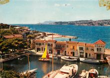 CPM Ile de Bendor Var France Le port et les villas du Club Nautique 