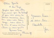 CPM Frontignan Herault Place du Monument aux Morts 