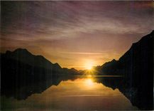 CPM Sonnenuntergang am Silvaplanersee 
