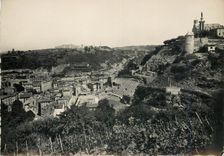 CPM Vienne Isere Colline de Pipet et Chapelle de ND de la Salette Au pied de la colline le Theatre A