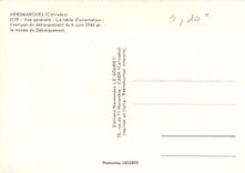 CPM Arromanches Calvados Vue generale La table d'orientation