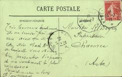 The Vosges Vittel Continental Hotel seen of the Park - CPA