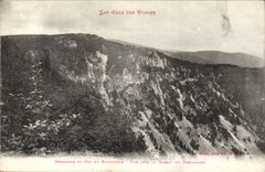 Der vosges-Abfall des Kragens des Fanges gesehen in Richtung zum Berg von Brezouard - CPA