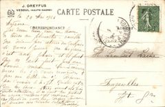 Der vosges-Abfall des Kragens des Fanges gesehen in Richtung zum Berg von Brezouard - CPA