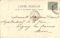 Plombieres les Bains CPA In the park Small cascade