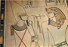 CPM Tomb of King Amenophis II Le roi gratifie de vie par Osiris 