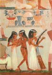 CPM Thebes Tombeau de Nakht Danseuses et Musiciennes 