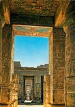 CPM Luoxor Medinet Habou Vue interieure du temple de Ramses II 