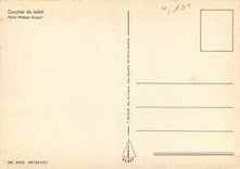 CPM Coucher de soleil Planche a voile